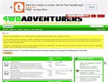Tablet Screenshot of 4wdadventurers.com